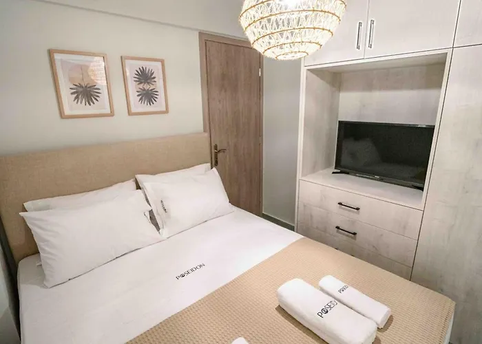 Апартаменты Poseidon Sea View - Sea, Никиана